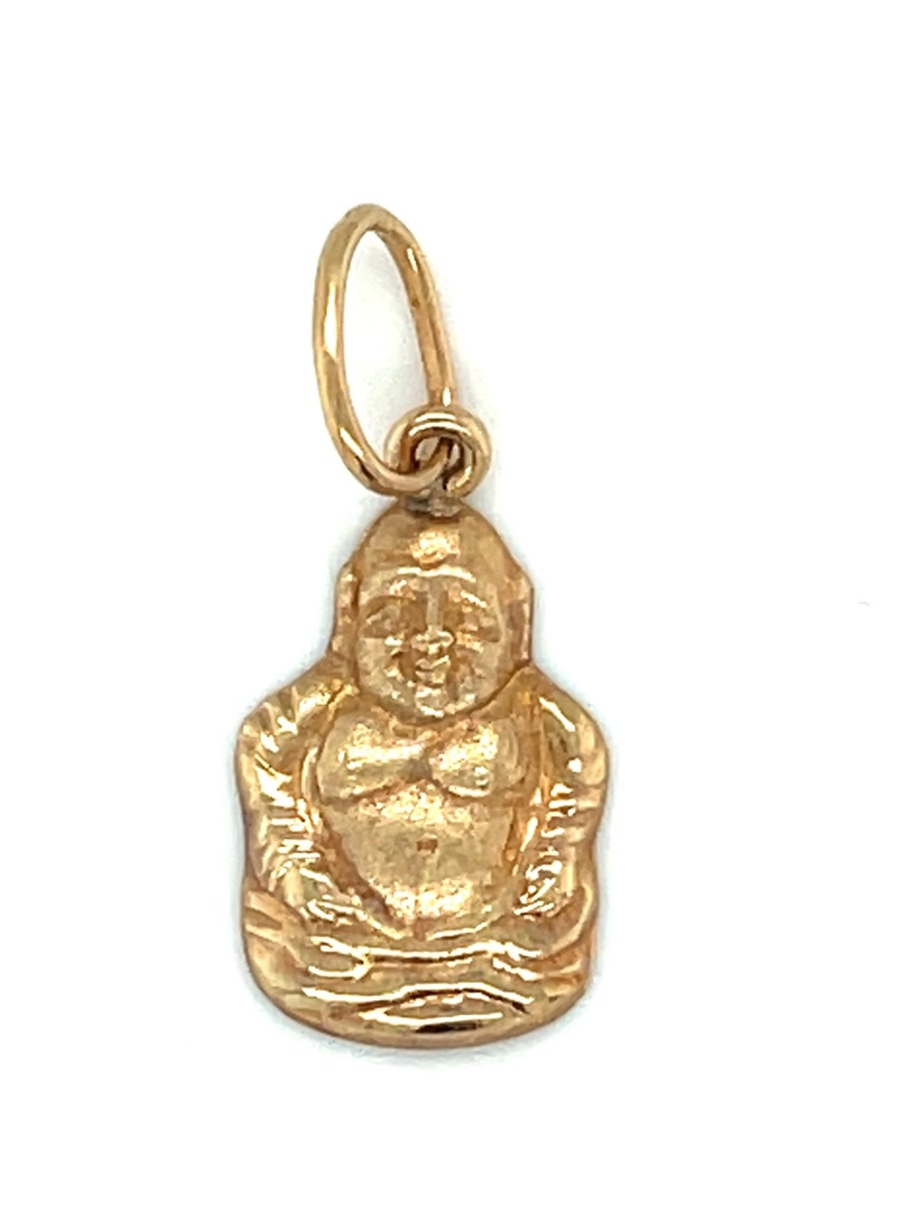 Buddha charm pendant, 18kt solid gold